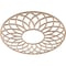 Ekena Millwork Cannes Wood Fretwork Pierced Ceiling Medallion, Alder, 22"OD x 7 1/2"ID x 3/8"T CMWP22X22X0375CNAL - alternate 4